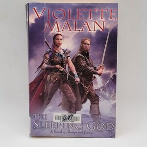Violette Malan The Sleeping God Paperback First Printing Ex-Library Fair